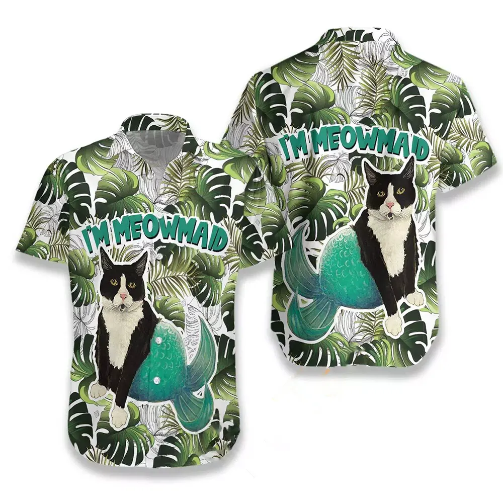 Cat I’m Meowmaid Hawaiian shirts
