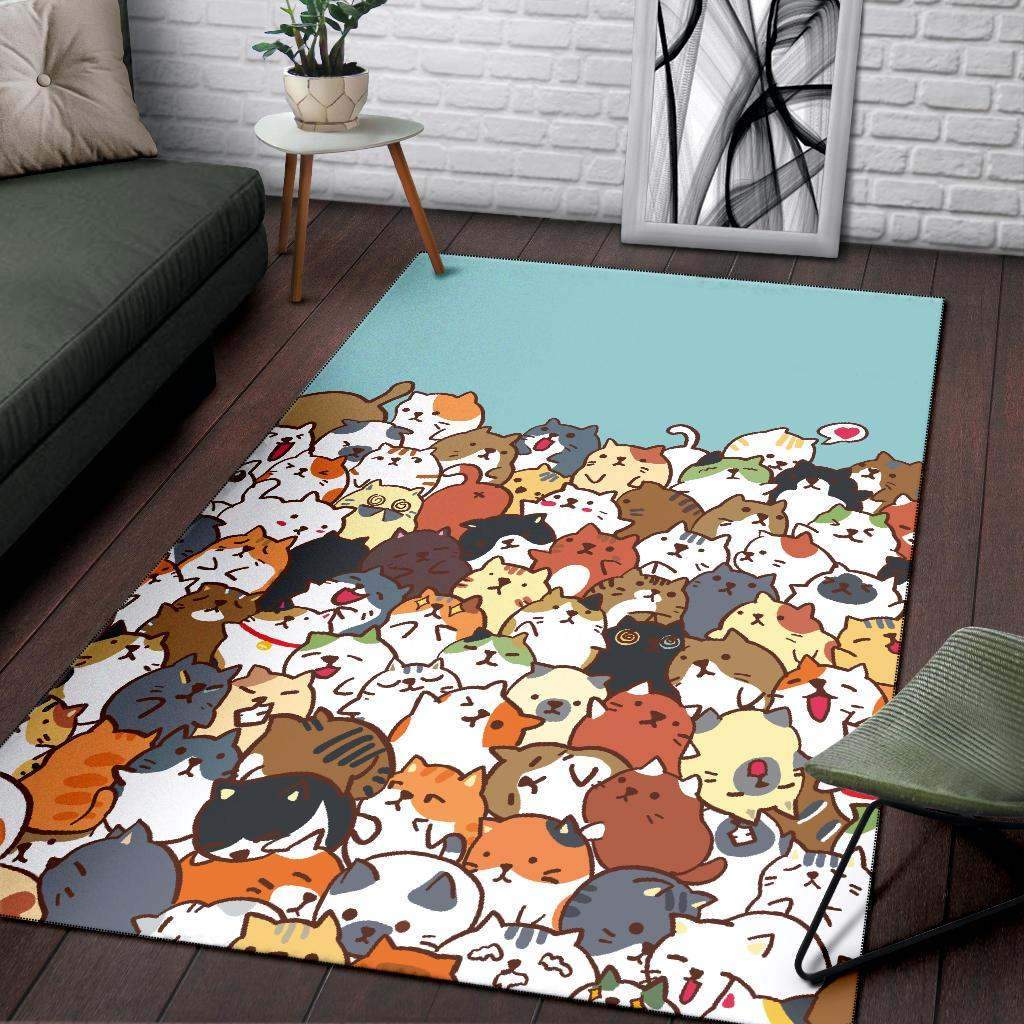 Cat Cute Neko Atsume Limited Edition Rug