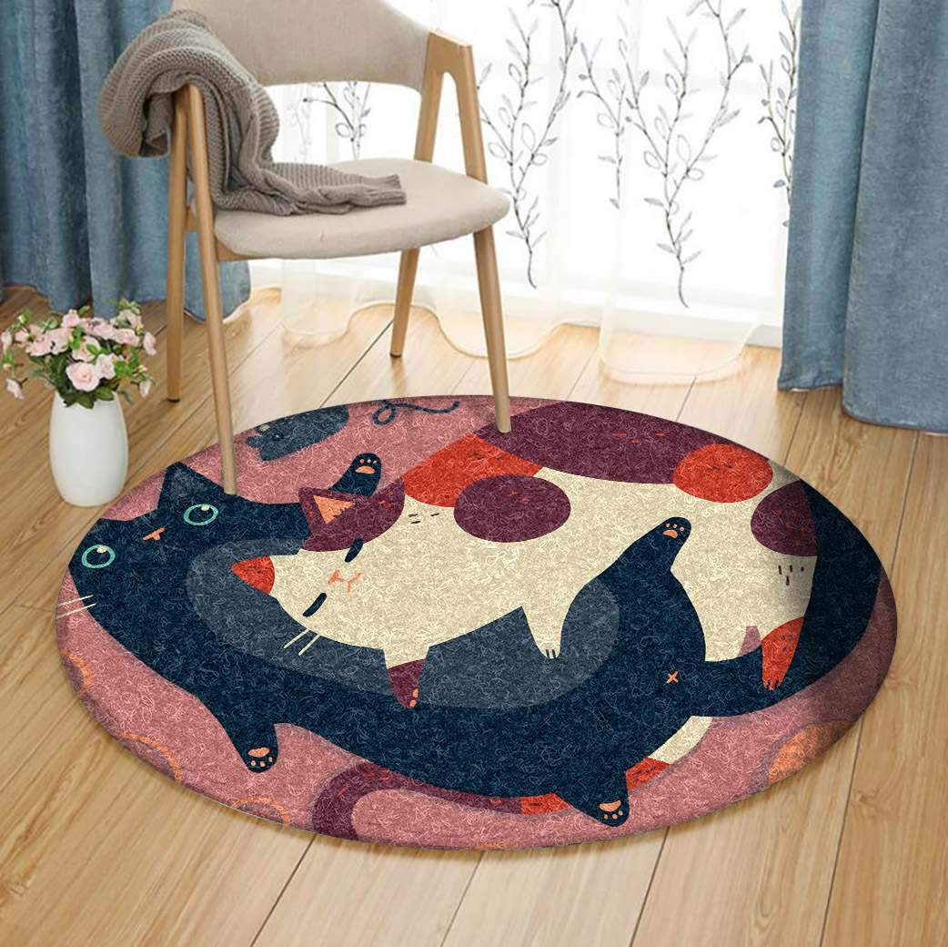 Cat Limited Edition Round Rug 1 Cat Limited Edition Round Rug