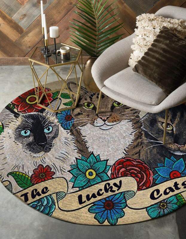 Cat Limited Edition Round Rug