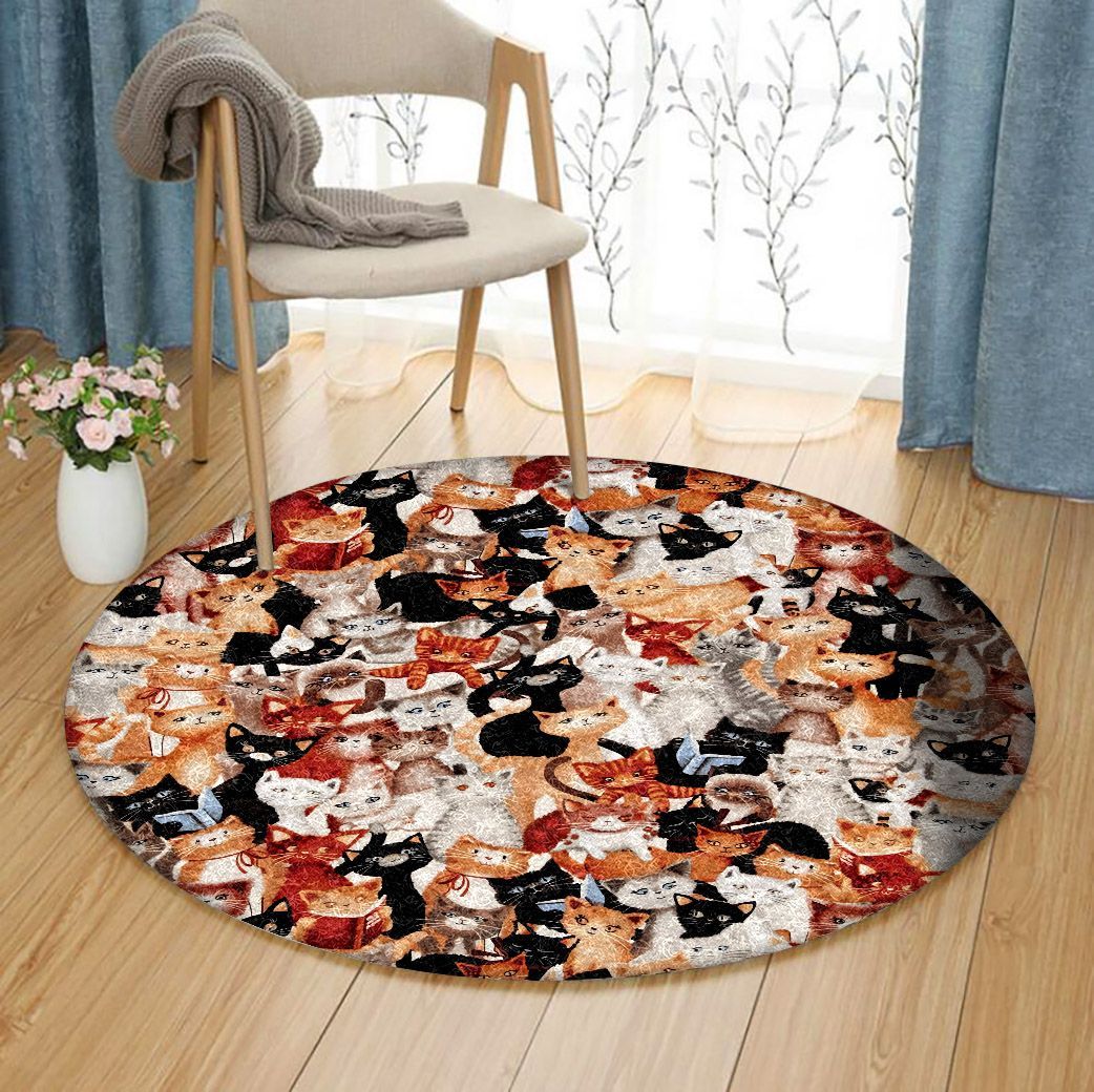 Cat Limited Edition Round Rug 8 Cat Limited Edition Round Rug