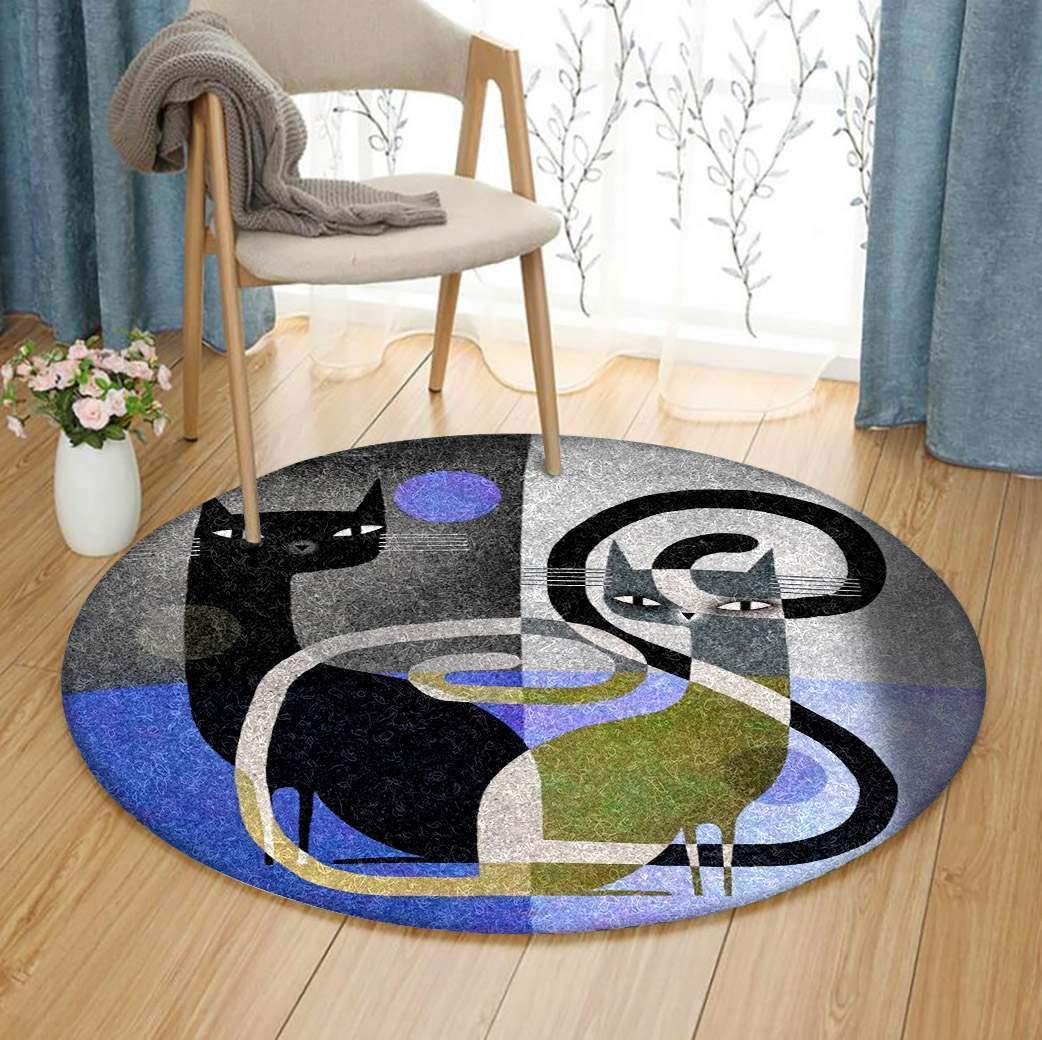 Cat Limited Edition Round Rug 4 Cat Limited Edition Round Rug