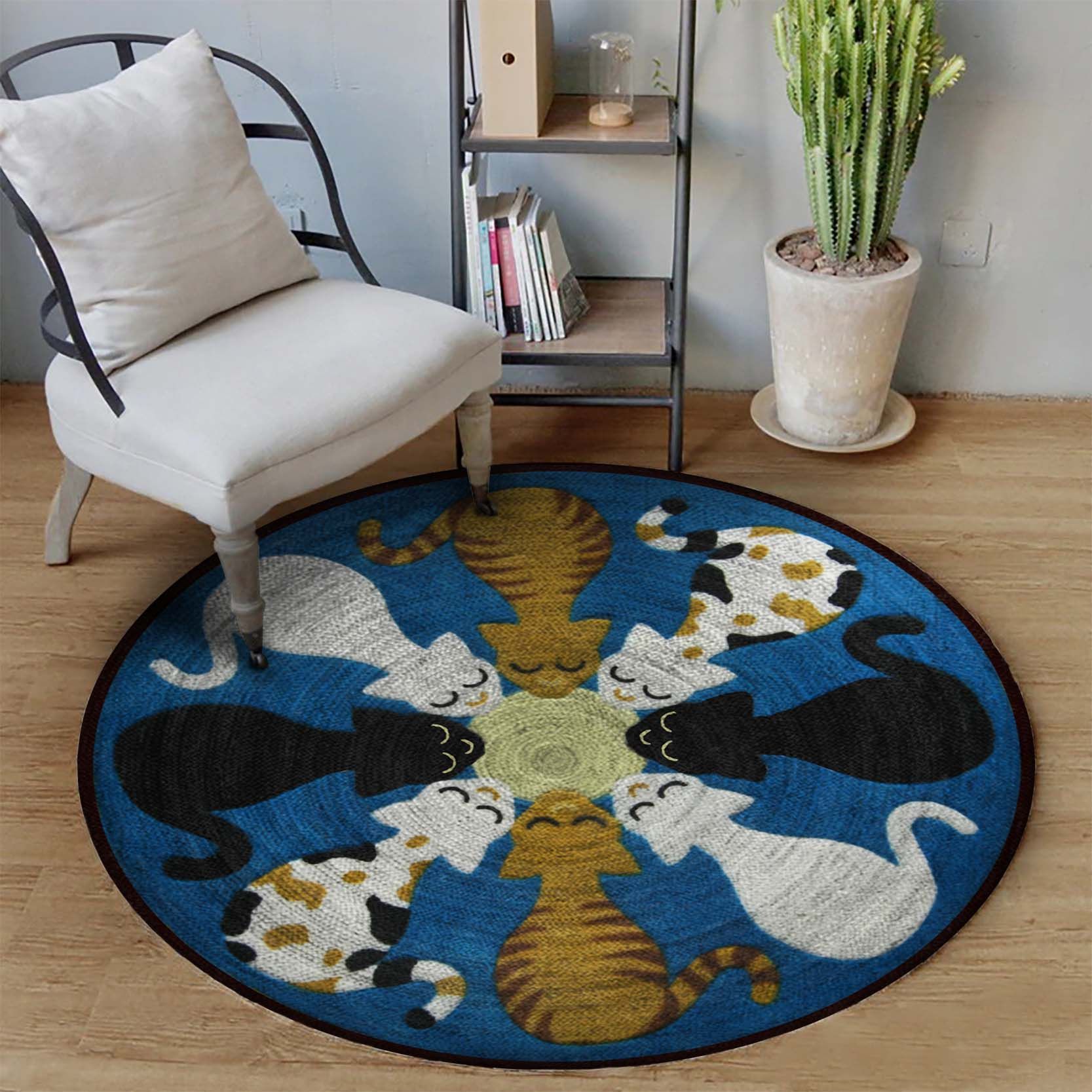 Cat Limited Edition Round Rug