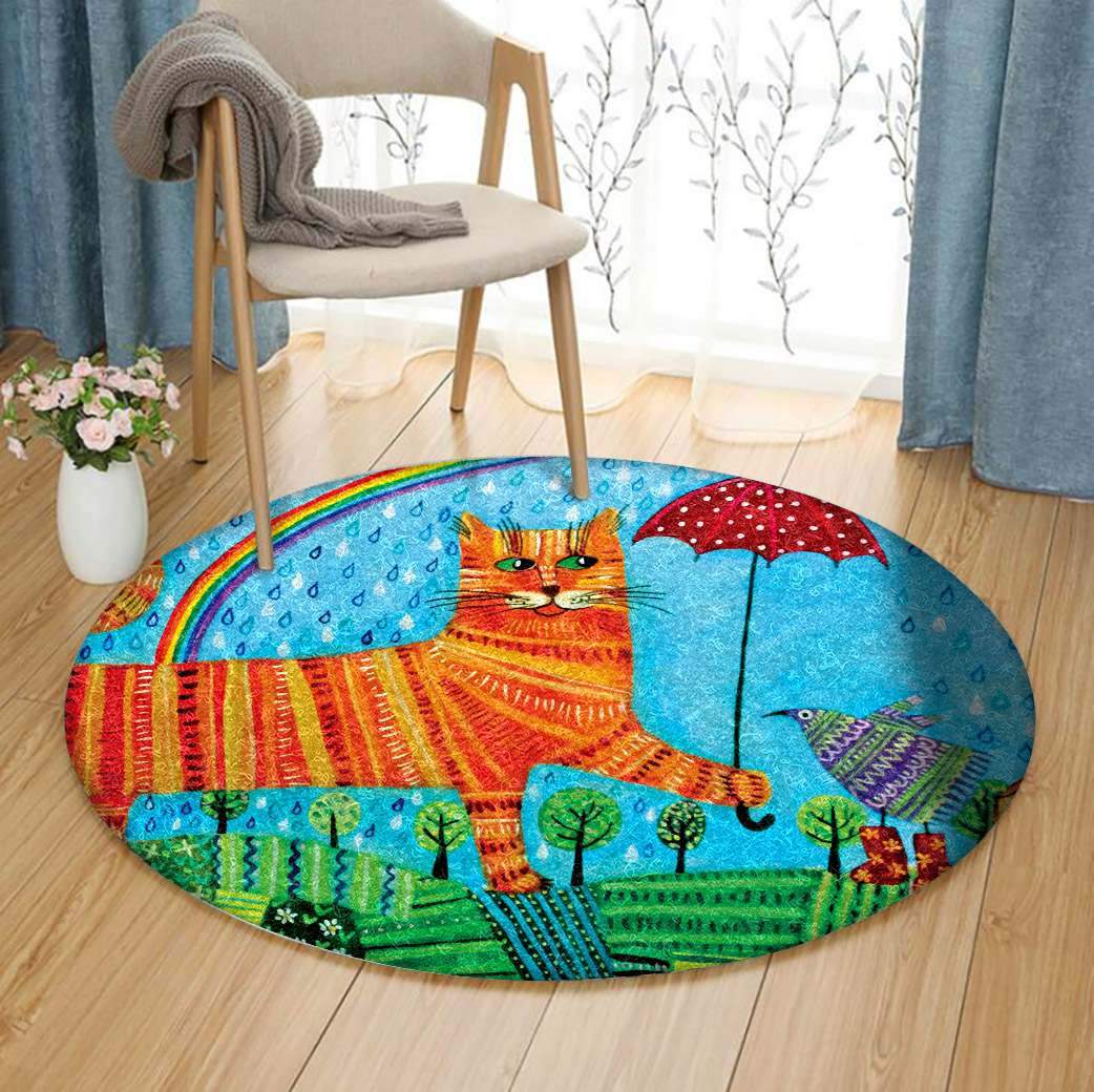 Cat Limited Edition Round Rug