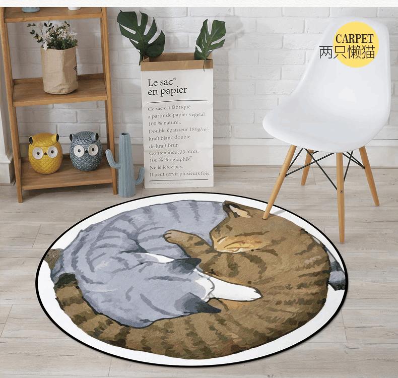 Cat Limited Edition Round Rug