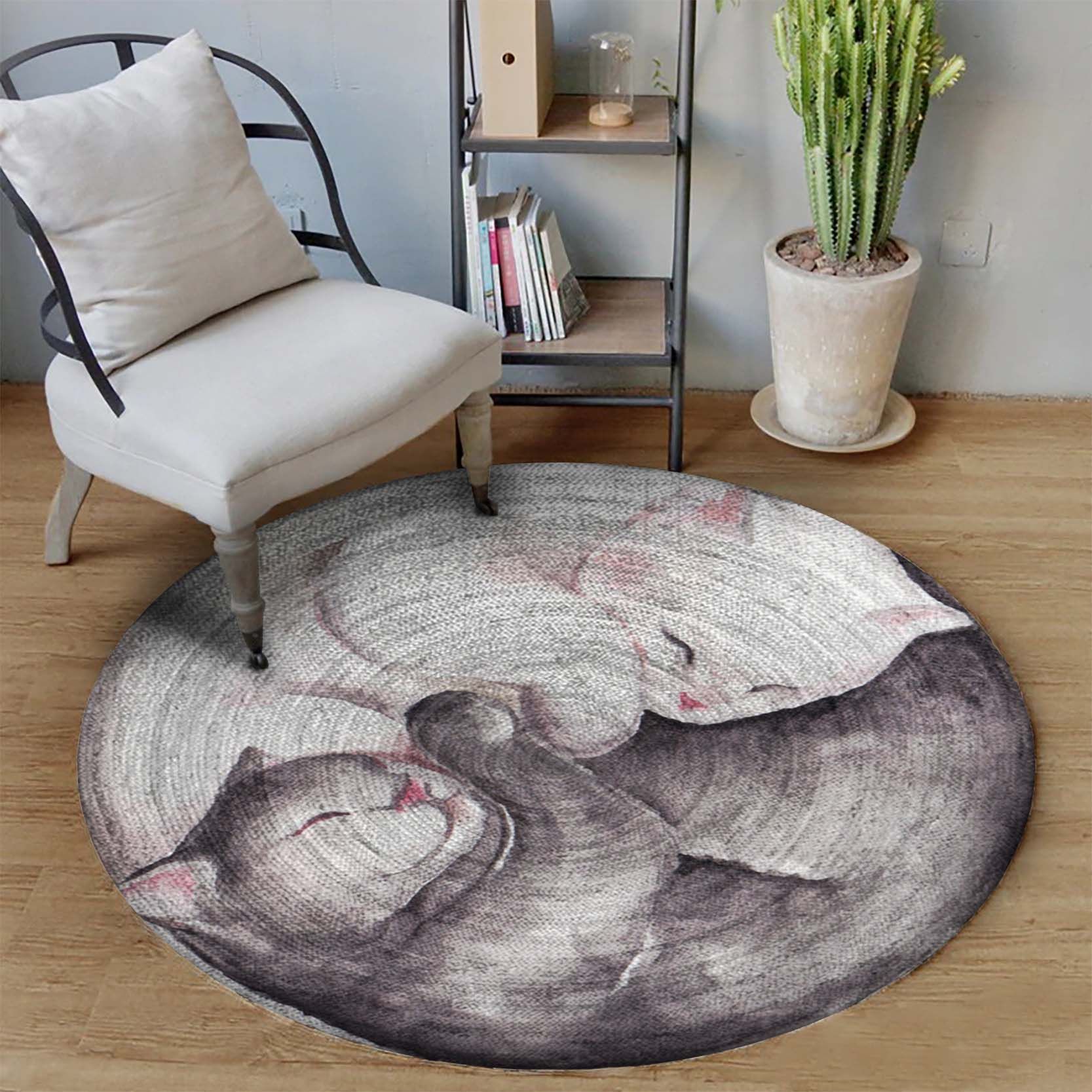 Cat Limited Edition Round Rug