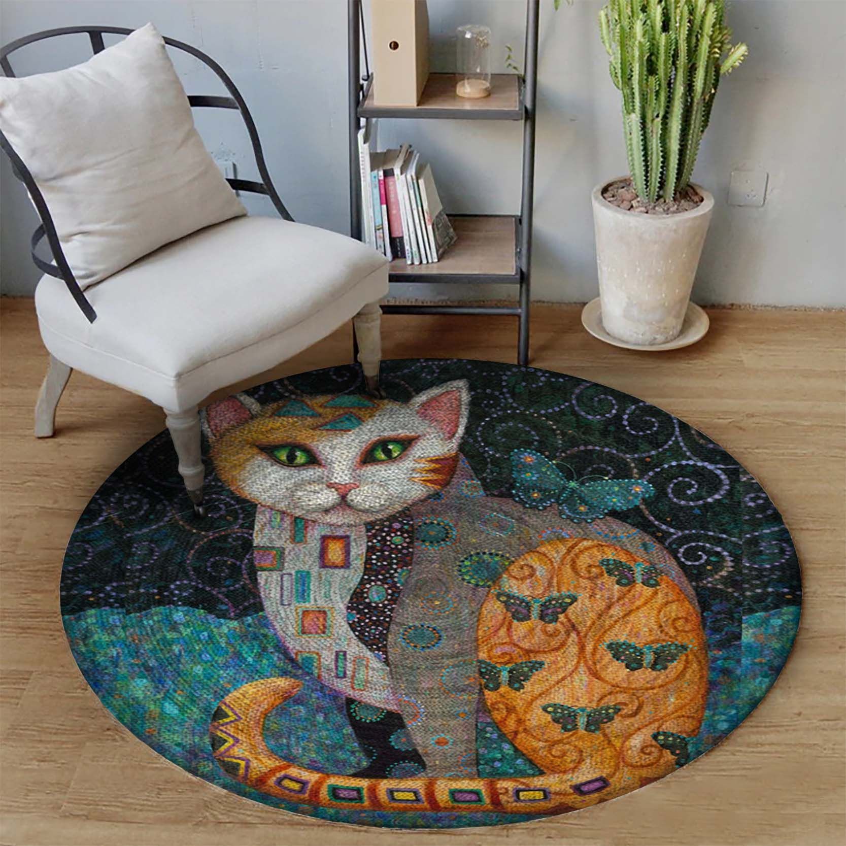 Cat Limited Edition Round Rug