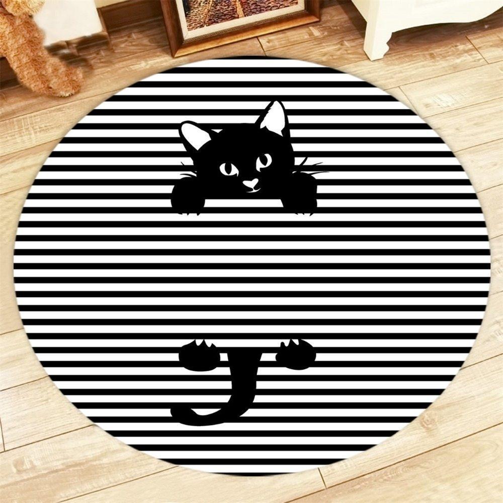 Cat Limited Edition Round Rug 4 Cat Limited Edition Round Rug