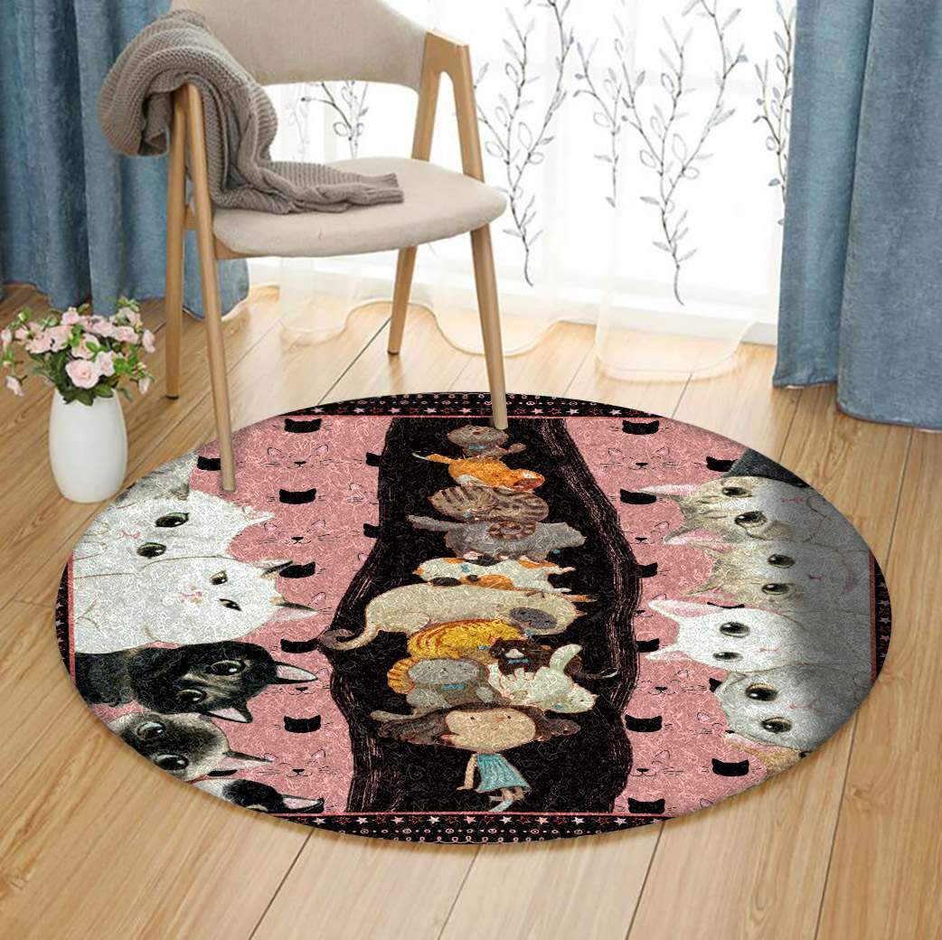 Cat Limited Edition Round Rug 2 Cat Limited Edition Round Rug