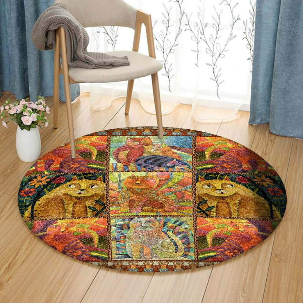 Cat Limited Edition Round Rug