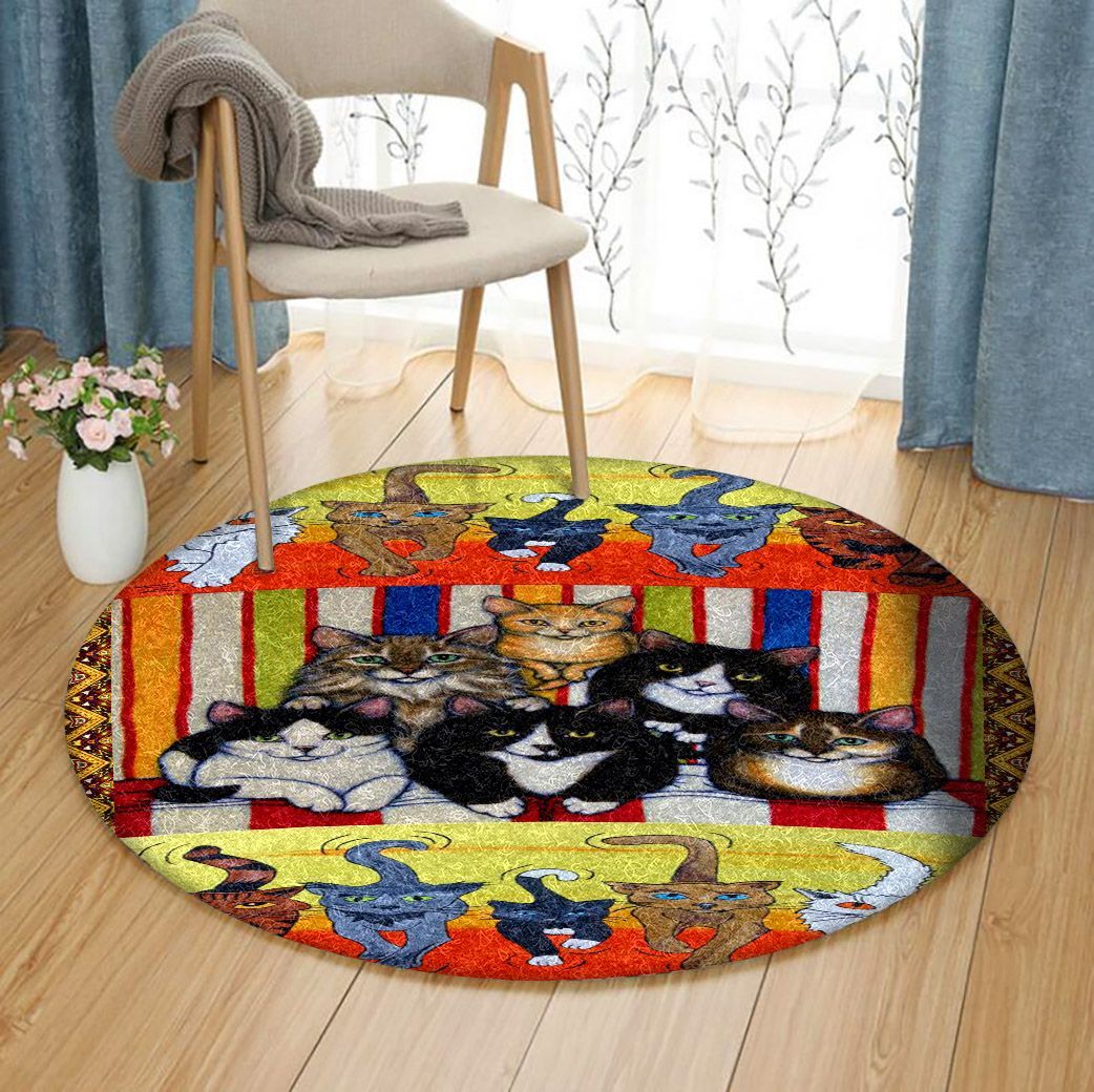 Cat Limited Edition Round Rug