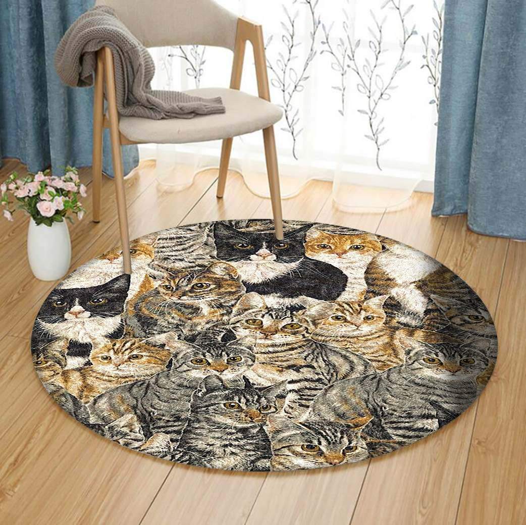 Cat Limited Edition Round Rug