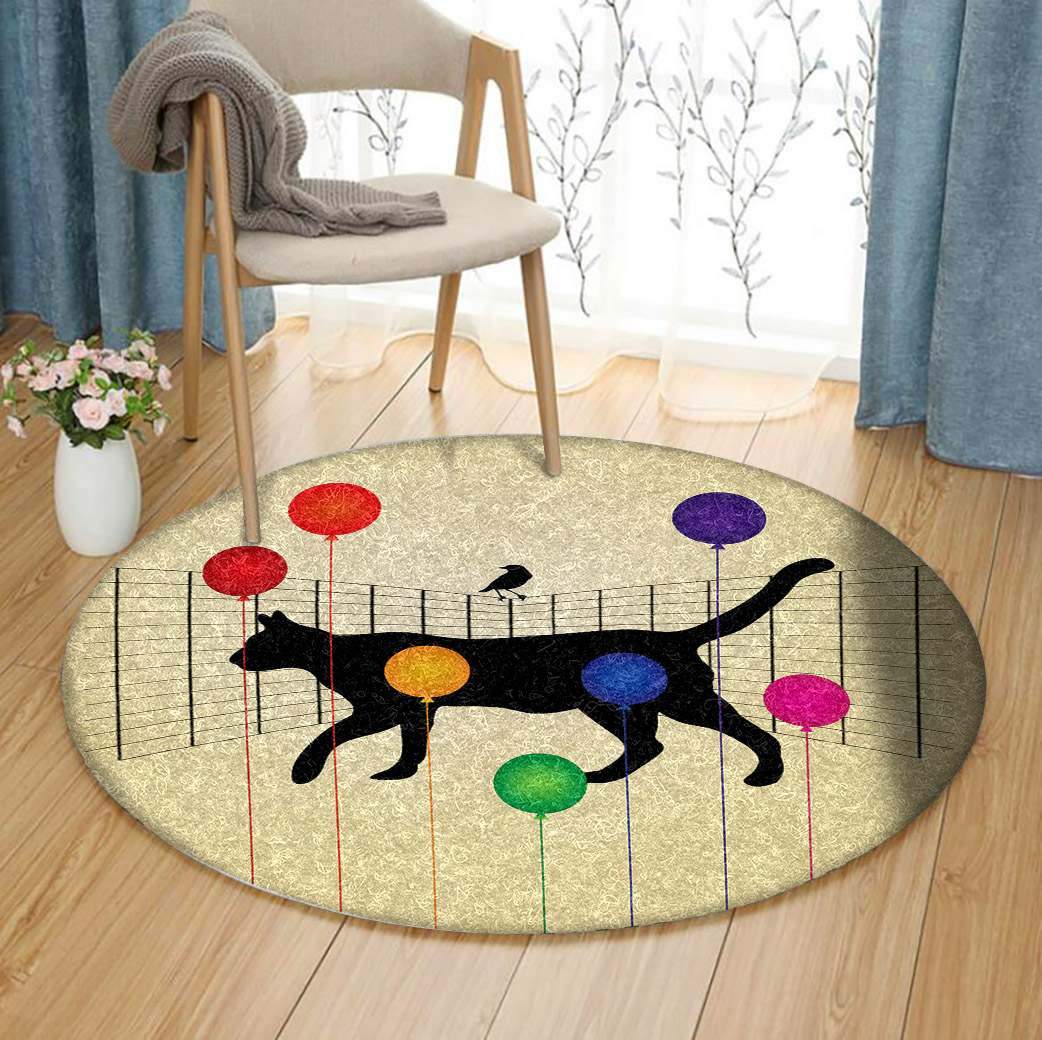 Cat Limited Edition Round Rug 5 Cat Limited Edition Round Rug