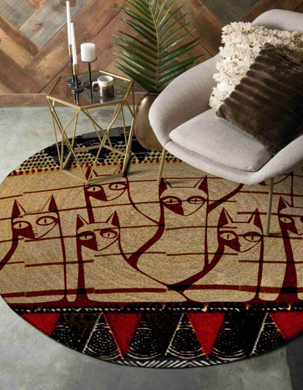 Cat Limited Edition Round Rug 4 Cat Limited Edition Round Rug