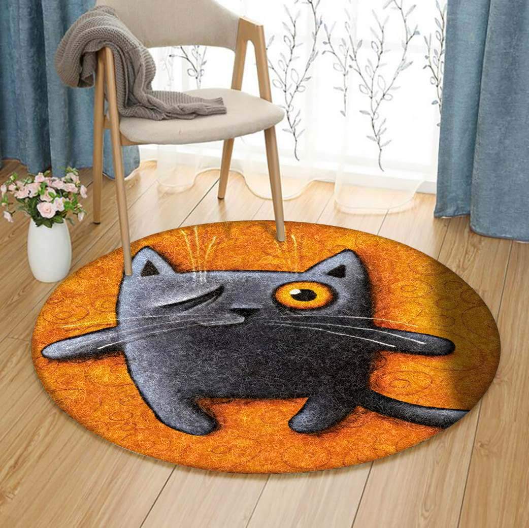 Cat Limited Edition Round Rug