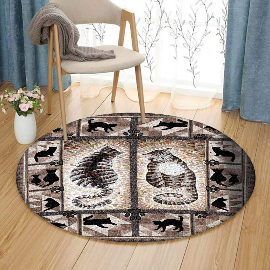 Cat Limited Edition Round Rug 1 Cat Limited Edition Round Rug