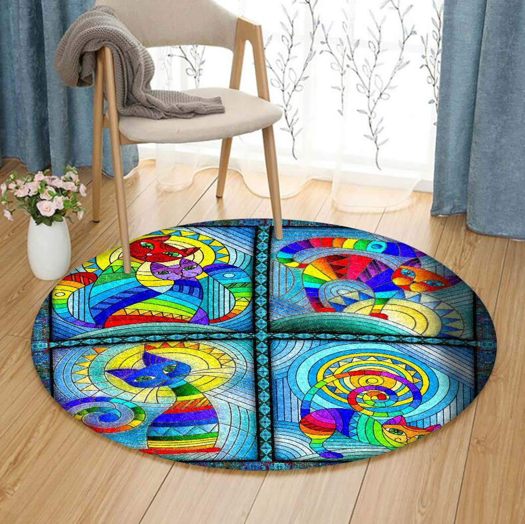 Cat Limited Edition Round Rug