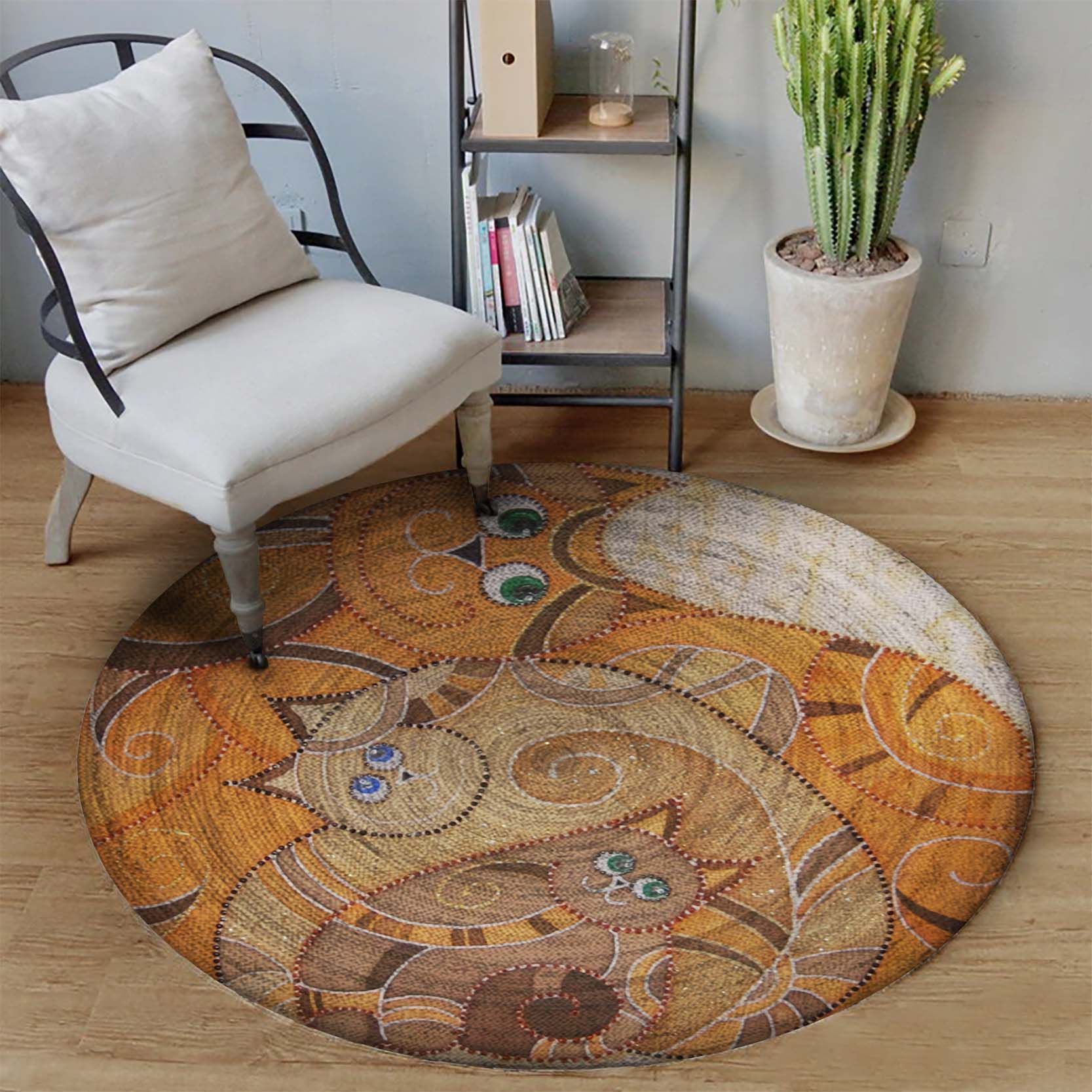 Cat Limited Edition Round Rug 7 Cat Limited Edition Round Rug