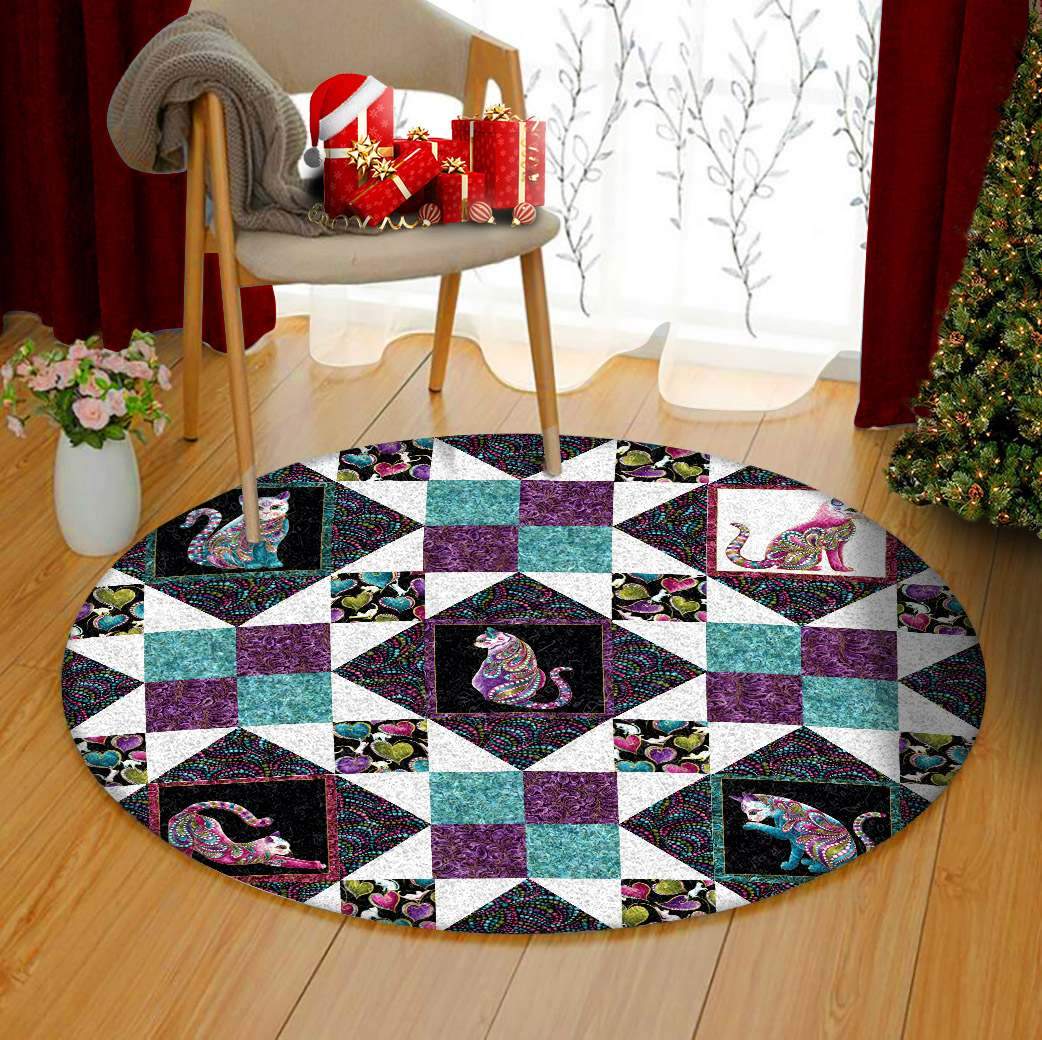 Cat Limited Edition Round Rug
