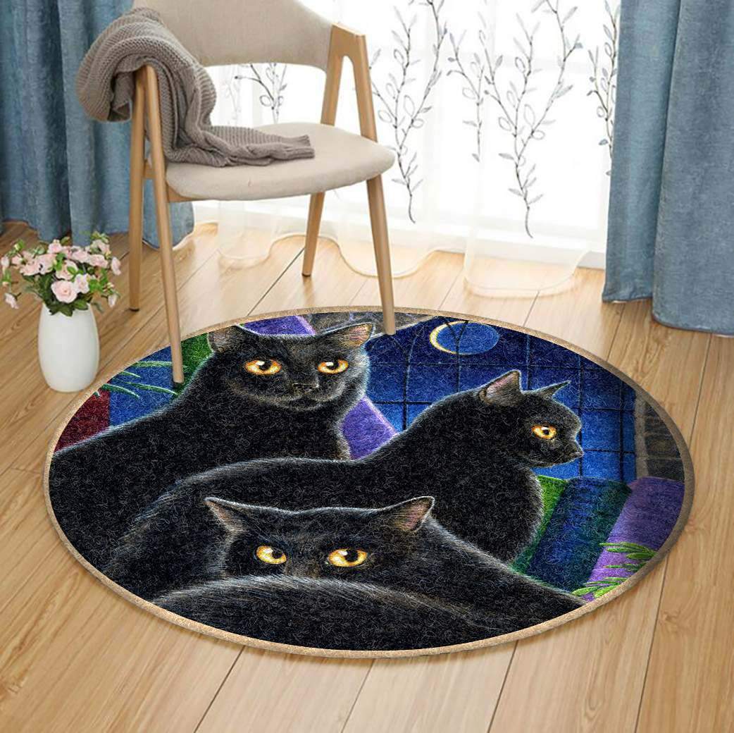 Cat Limited Edition Round Rug 5 Cat Limited Edition Round Rug