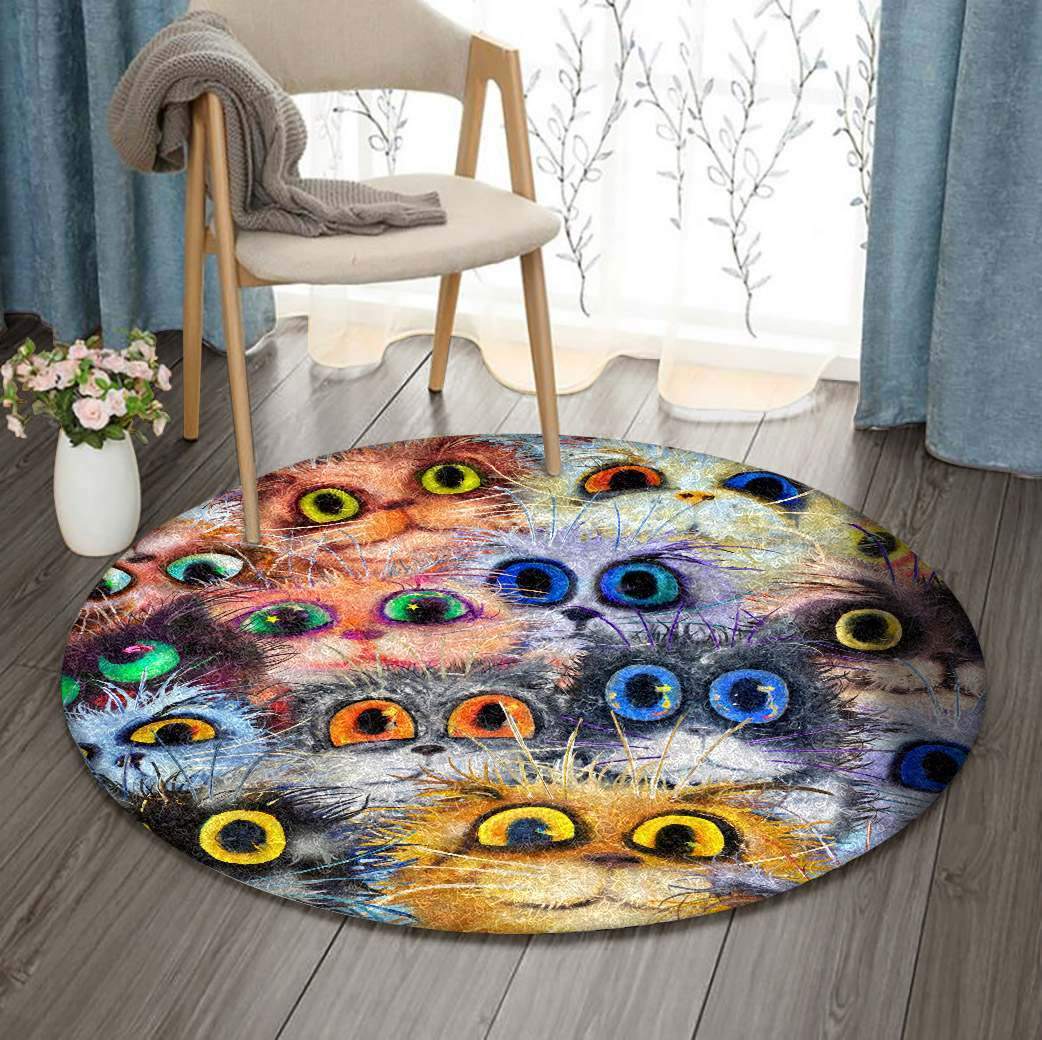 Cat Limited Edition Round Rug