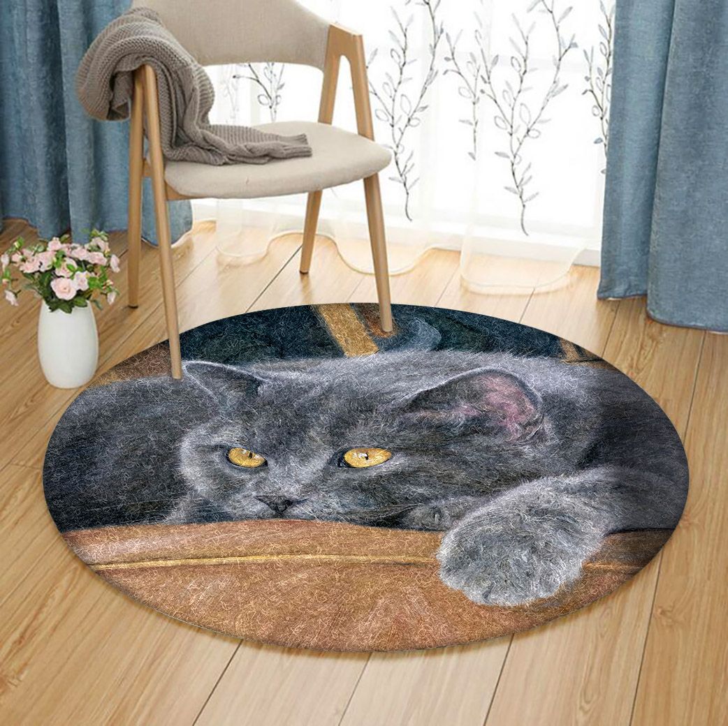 Cat Limited Edition Round Rug 4 Cat Limited Edition Round Rug