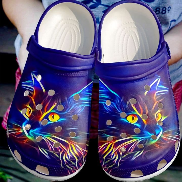 Cat Neon Crocs Clog Shoes 14 Cat Neon Crocs Clog Shoes
