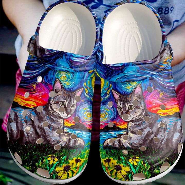 Cat Night Crocs Clog Shoes 1 Cat Night Crocs Clog Shoes
