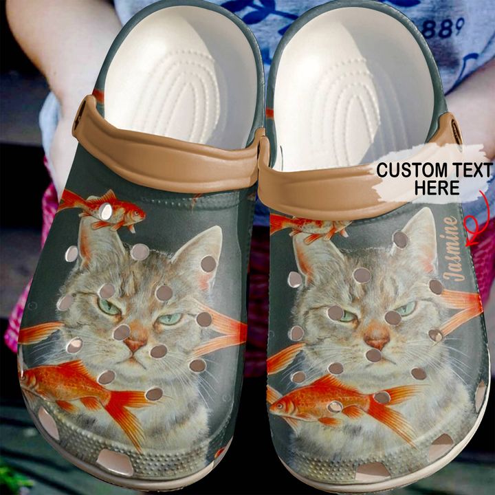 Cat Personalized And Fish Crocs Clog Shoes 3 Cat Personalized And Fish Crocs Clog Shoes