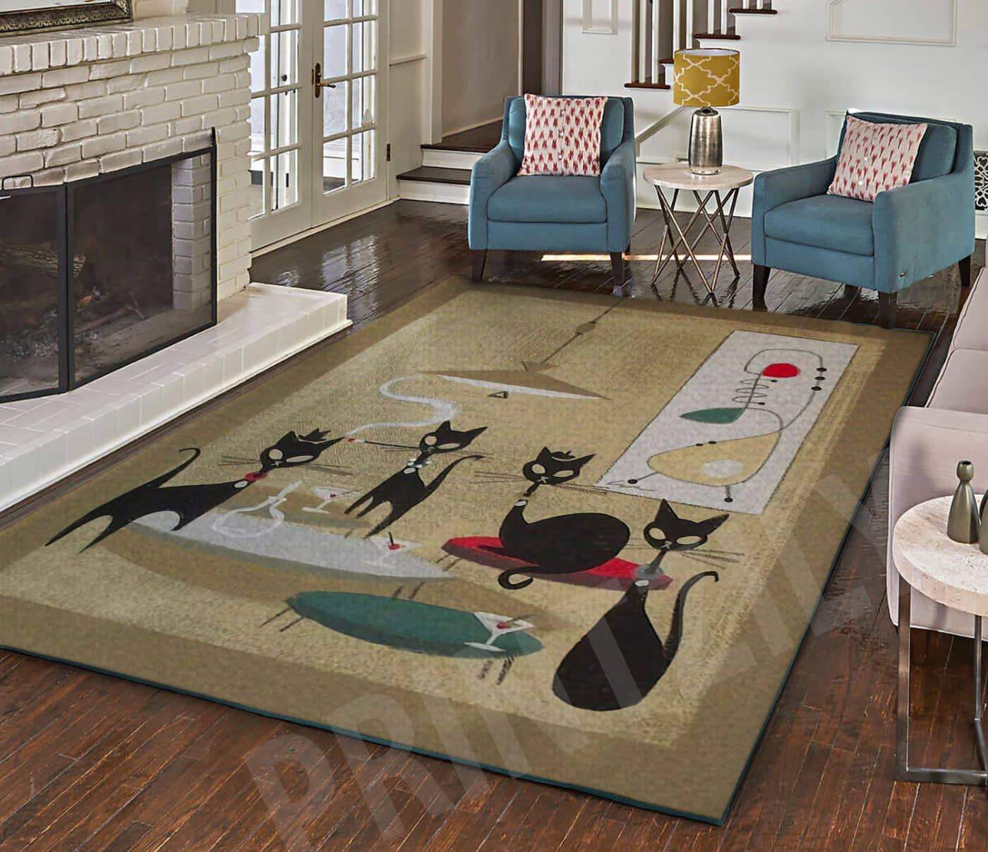 Cats Limited Edition Rug 2 Cats Limited Edition Rug