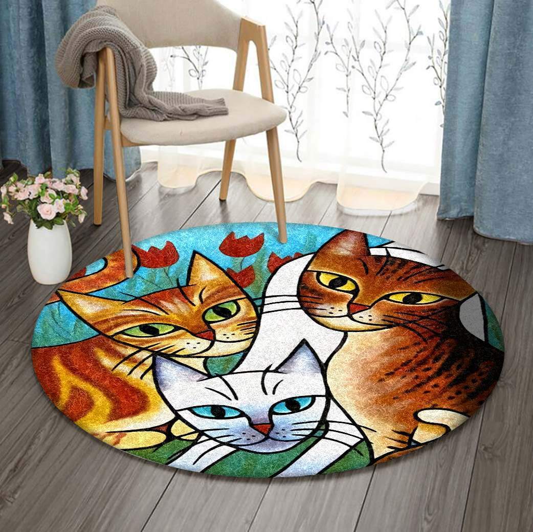 Cats Limited Edition Round Rug