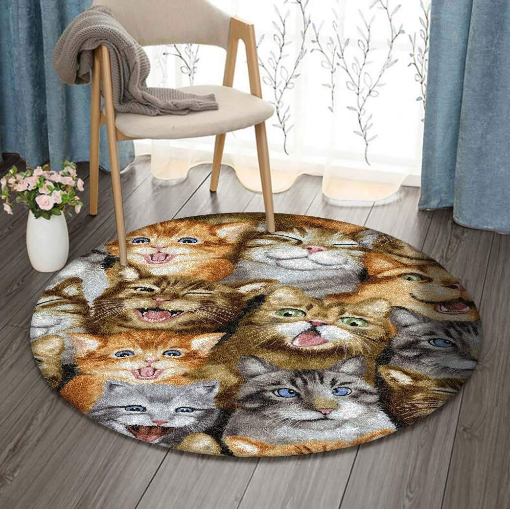 Cats Limited Edition Round Rug