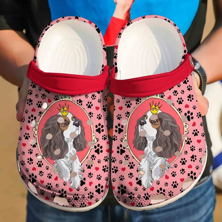 Cavalier King Charles Spaniel Cute Crocs Clog Shoes