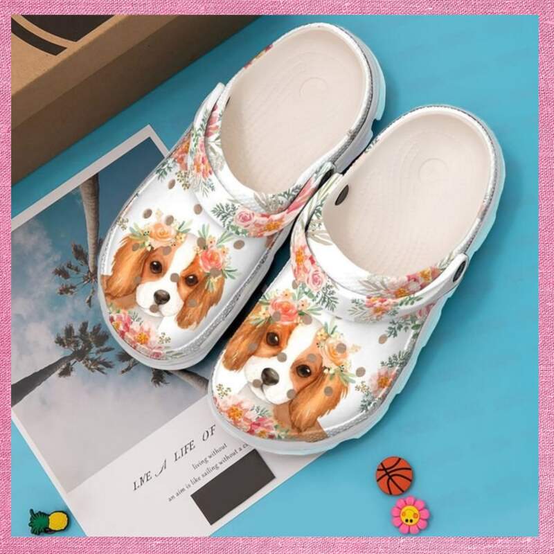 Cavalier King Spaniel Baby Crocs Clog Shoes