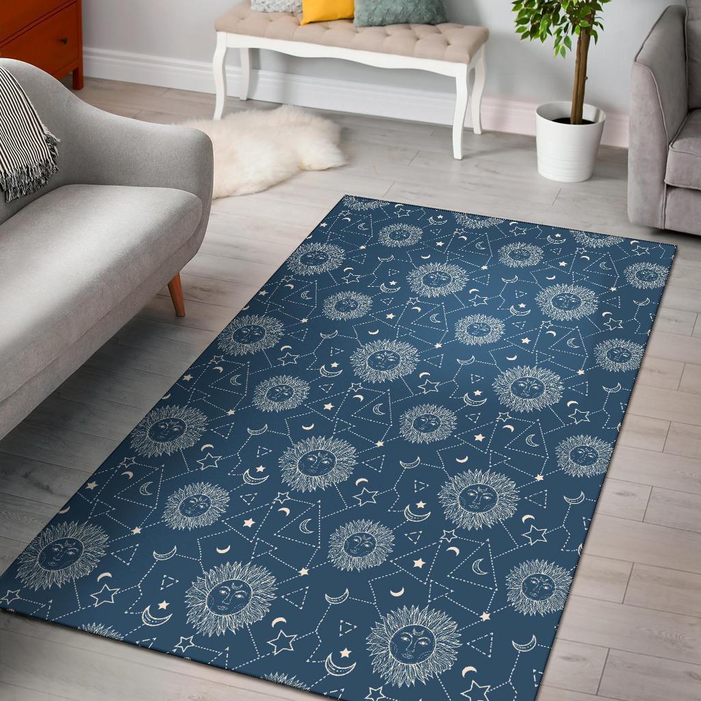 Celestial Print Pattern Area Limited Edition Rug 8 Celestial Print Pattern Area Limited Edition Rug