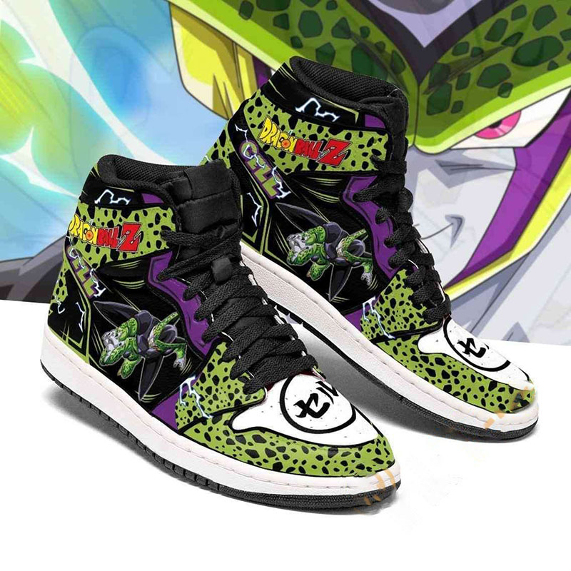 Cell Classic Dragon Ball Z Anime Sneakers Air Jordan Shoes 8 Cell Classic Dragon Ball Z Anime Sneakers Air Jordan Shoes