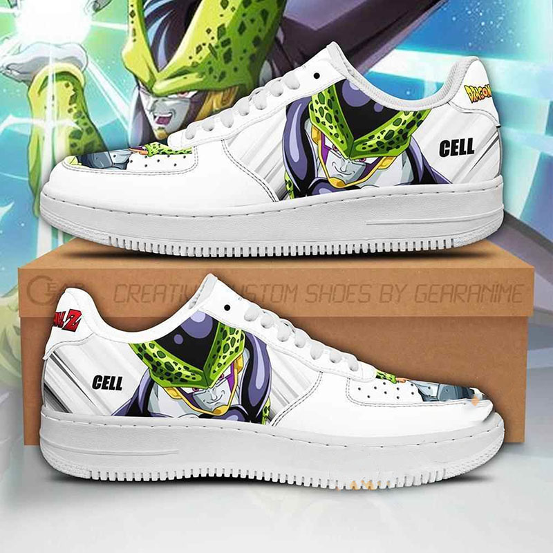 Cell Custom Dragon Ball Z Anime Nike Air Force Shoes