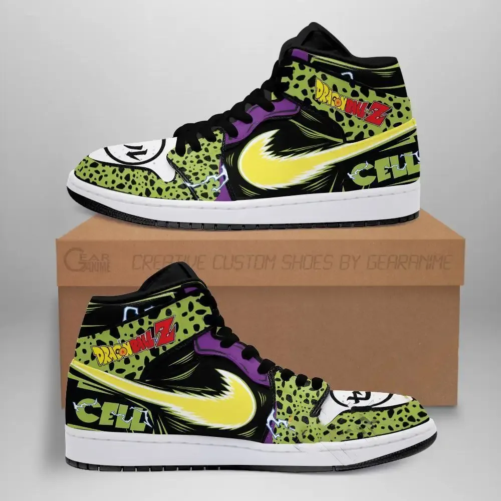 Cell Dragon Ball Z Anime Amazon Air Jordan Shoes