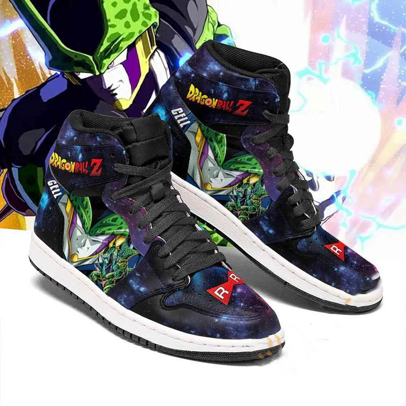Cell Galaxy Dragon Ball Z Sneakers Anime Air Jordan Shoes 4 Cell Galaxy Dragon Ball Z Sneakers Anime Air Jordan Shoes