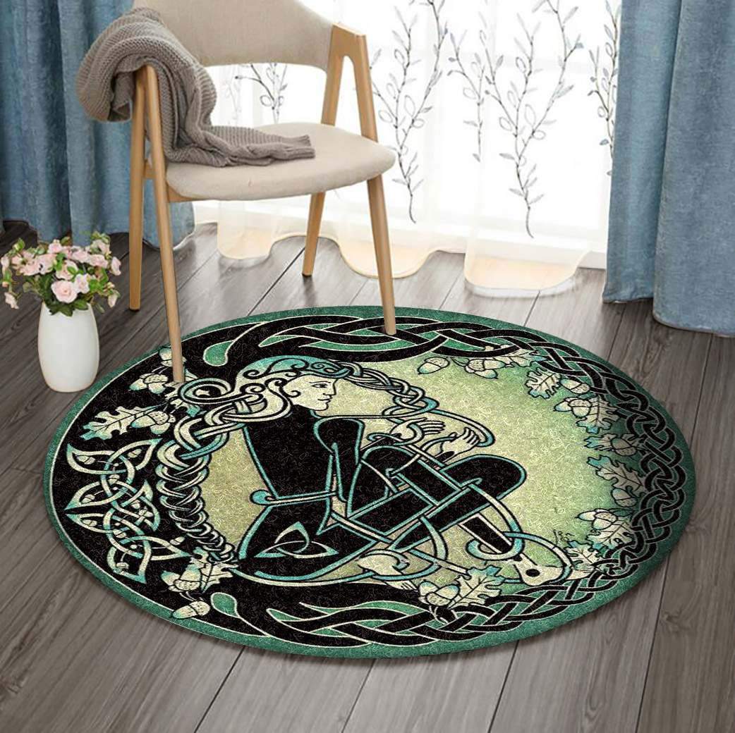 Dryad Spirit of the Oak Tree Limited Edition Round Rug