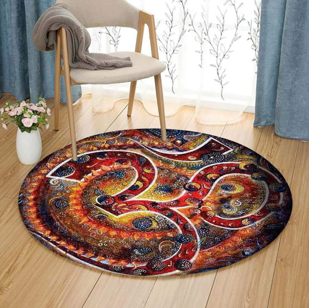 Chakra Contemporary Limited Edition Round Rug 5 Chakra Contemporary Limited Edition Round Rug