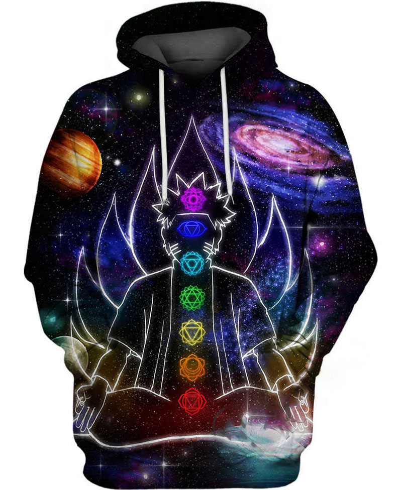 Chakra Nine Tails Naruto Hoodie 3D