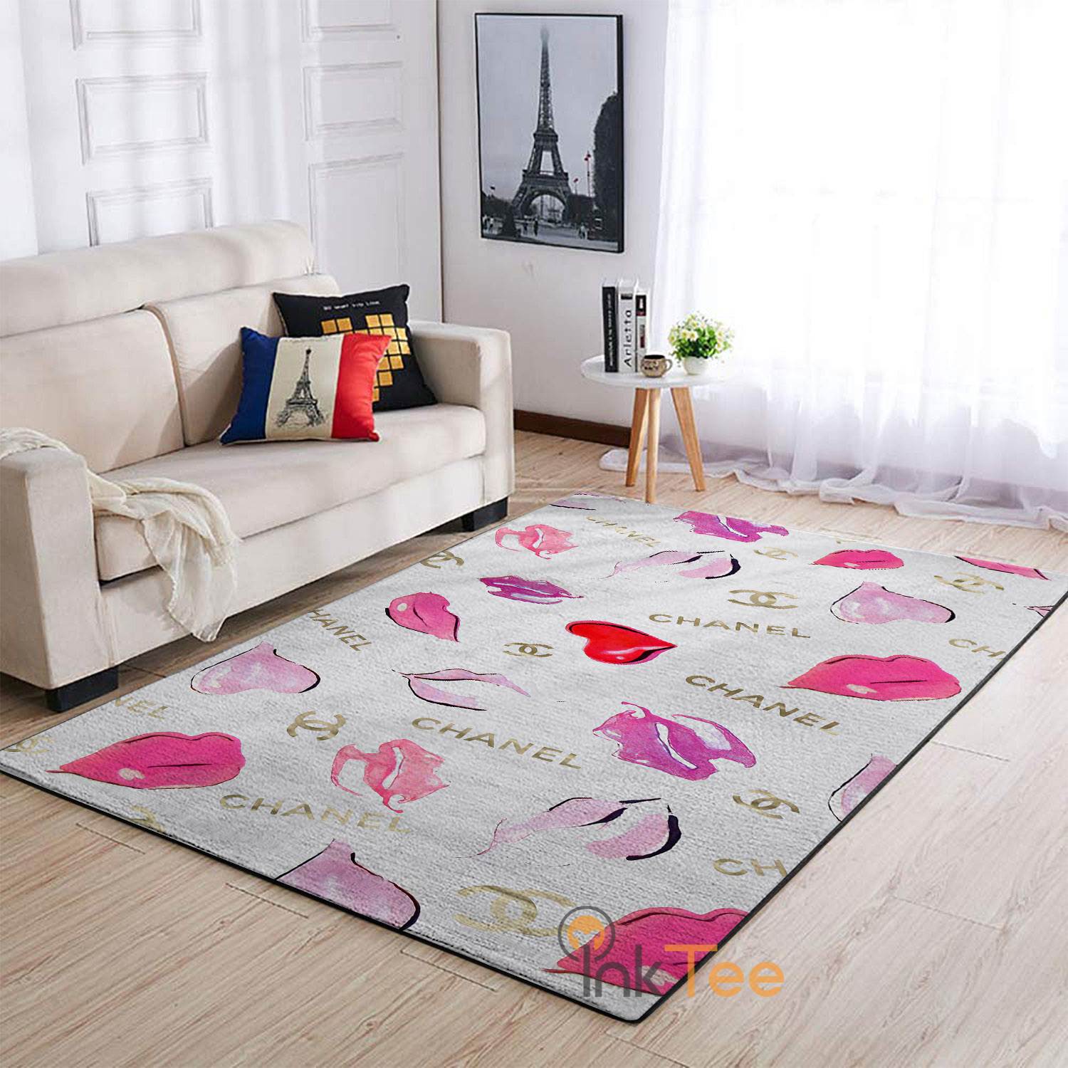 Chanel Lips Area Rug