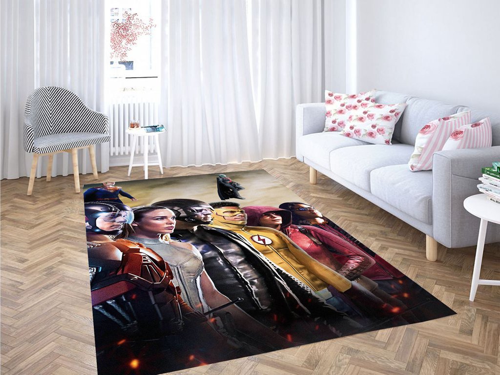 Character Justice League Living Room Modern Carpet Rug 10 Character Justice League Living Room Modern Carpet Rug