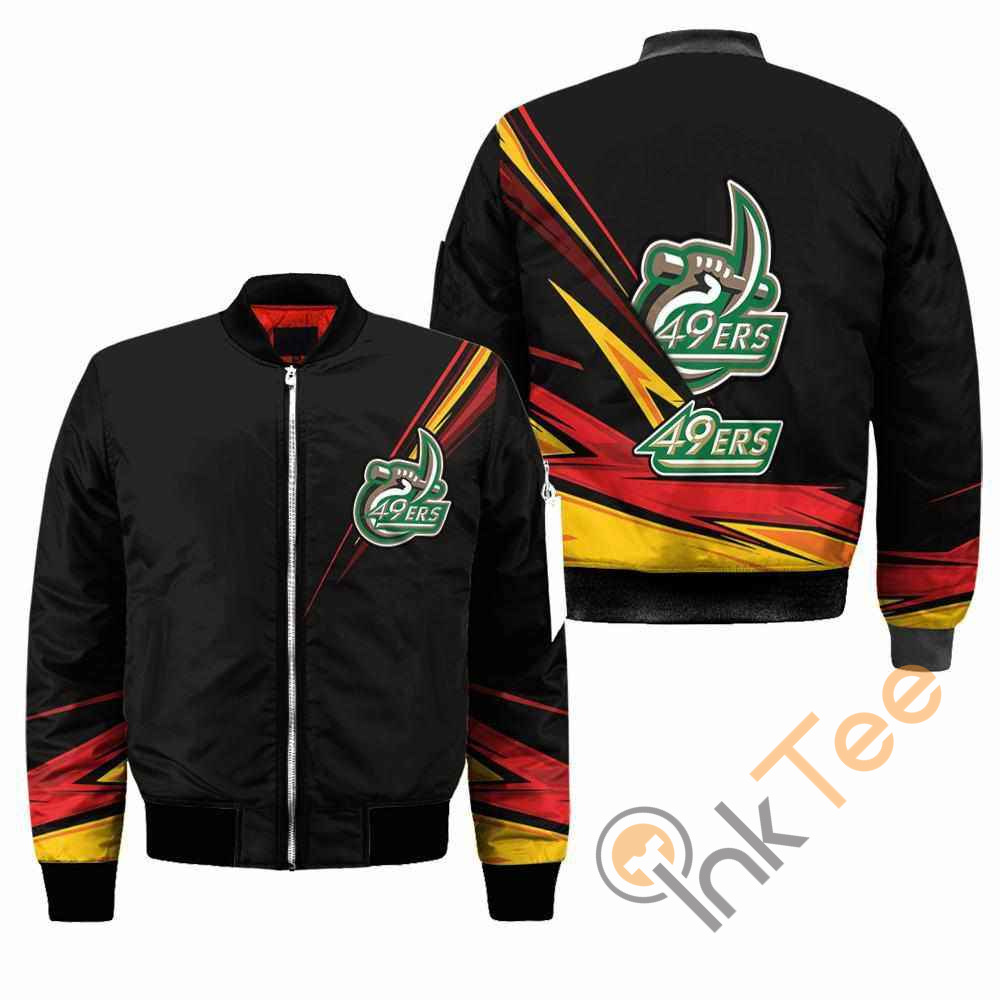 Charlotte 49ers NCAA Black Apparel Best Christmas Gift For Fans Bomber Jacket
