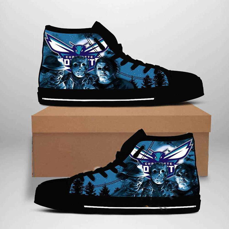 Charlotte Hornets Nba Basketball High Top Shoes 1 Charlotte Hornets Nba Basketball High Top Shoes