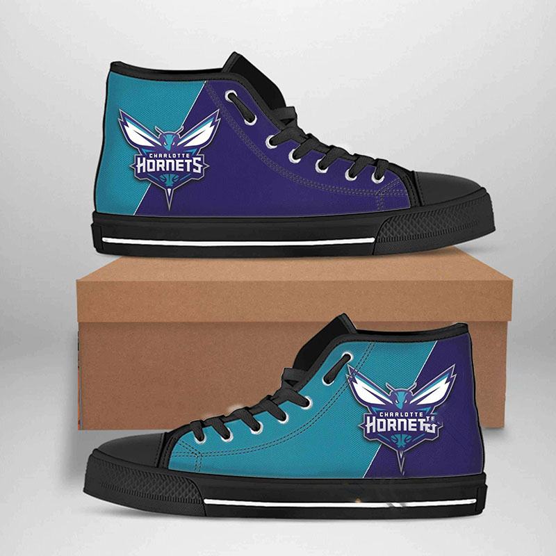 Charlotte Hornets Nba Basketball High Top Shoes