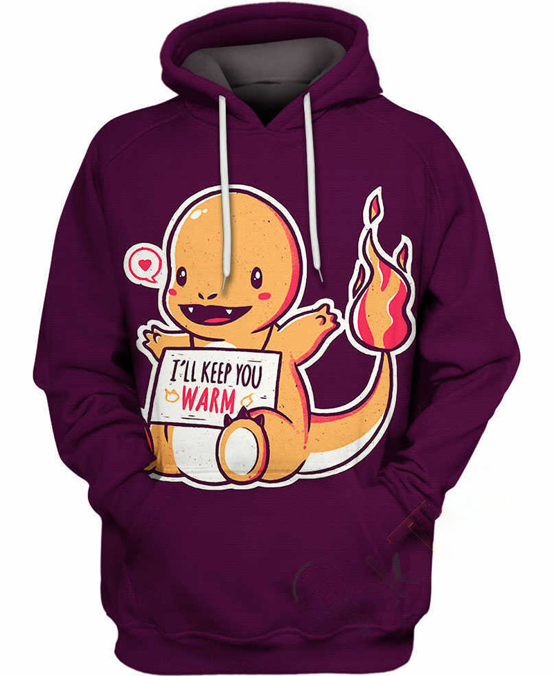 Charmander Coffee Hoodie 3D
