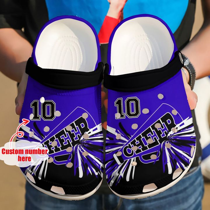 Cheerleader Go Cheer Crocs Clog Shoes