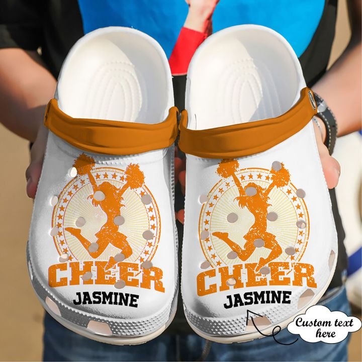 Cheerleader Personalized Cheer Girl Crocs Clog Shoes 11 Cheerleader Personalized Cheer Girl Crocs Clog Shoes